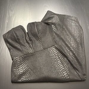 ANGL black faux leather club dress, S (NWT)